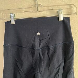 {Lululemon} Navy Align Crop Leggings 21”